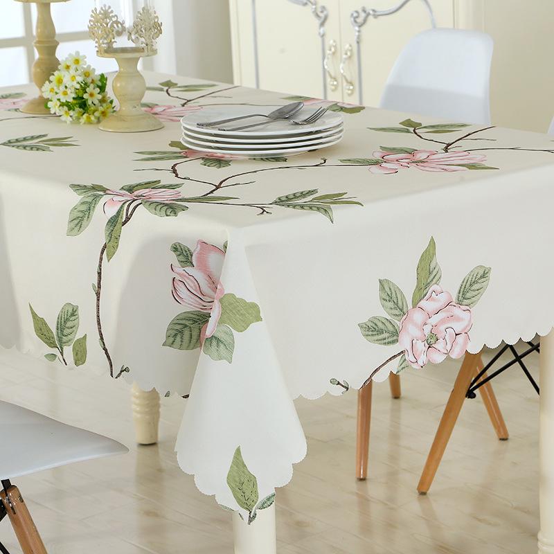 Waterproof Table Cloth Plaid Coffee Table Cloth Round Table Square Table Cover Cloth Towel