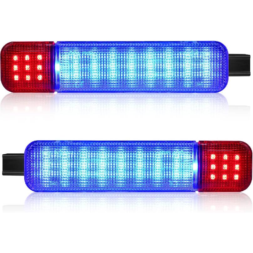 

LED Interior Door Panel Courtesy Light Blue Warning Lamp Assembly Compatible with Chevy GMC C/K Silverado Sierra 1500 2500 3500 Suburban Tahoe синий