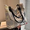 Snoopy Canvas Tote Bag With Large Capacity For Casual Travel And Commuting