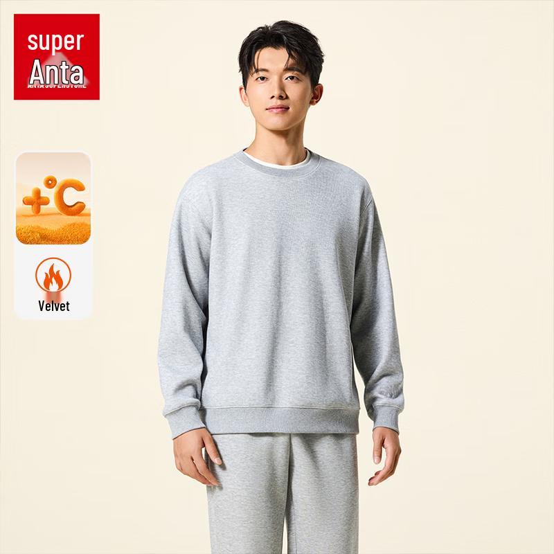 Anta Men s Fleece Lined Crewneck Sweatshirt 185/2XL