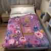 Chinoiserie Floral Parrot Printed Blanket Suitable for Sofas Beds Offices Travel Camping Chairs Warm Plush Blanket
