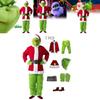 The Grinch Christmas Costume Cosplay Outfit For Adults Holiday Party