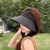 Empty Top Casual Versatile Sunscreen Hat Women'S Summer Uv Protection Big Brim Sun Hat Outdoor Sun Hat