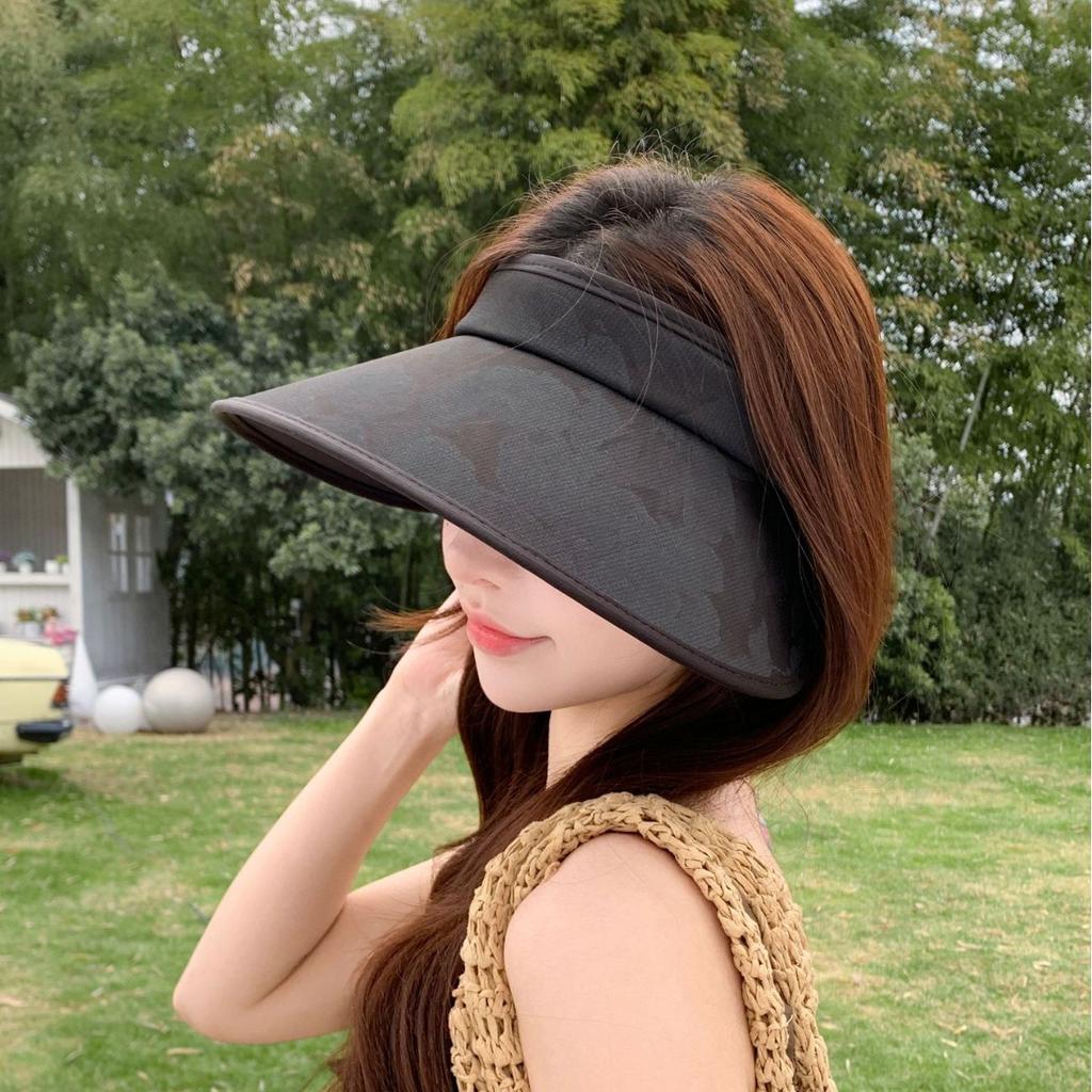 Empty Top Casual Versatile Sunscreen Hat Women'S Summer Uv Protection Big Brim Sun Hat Outdoor Sun Hat