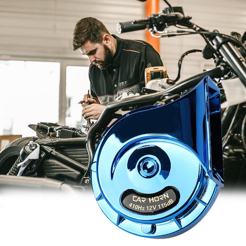 Motocyklový klakson Hlasitý motocyklový klakson Kotoučový 12V Hlasitý klakson Barevný motocyklový klakson Kotoučový klakson Vodotěsný Hlasitý klakson Mini Hlasitý