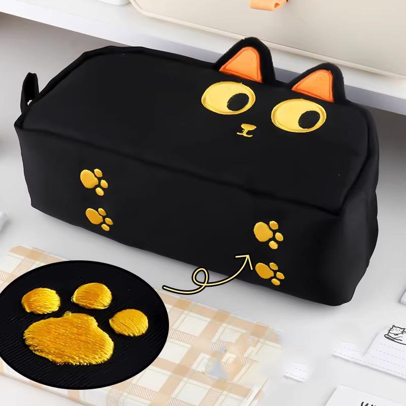 New for the 2025 school season cat pencil case high value stationery pencil case large capacity pencil case