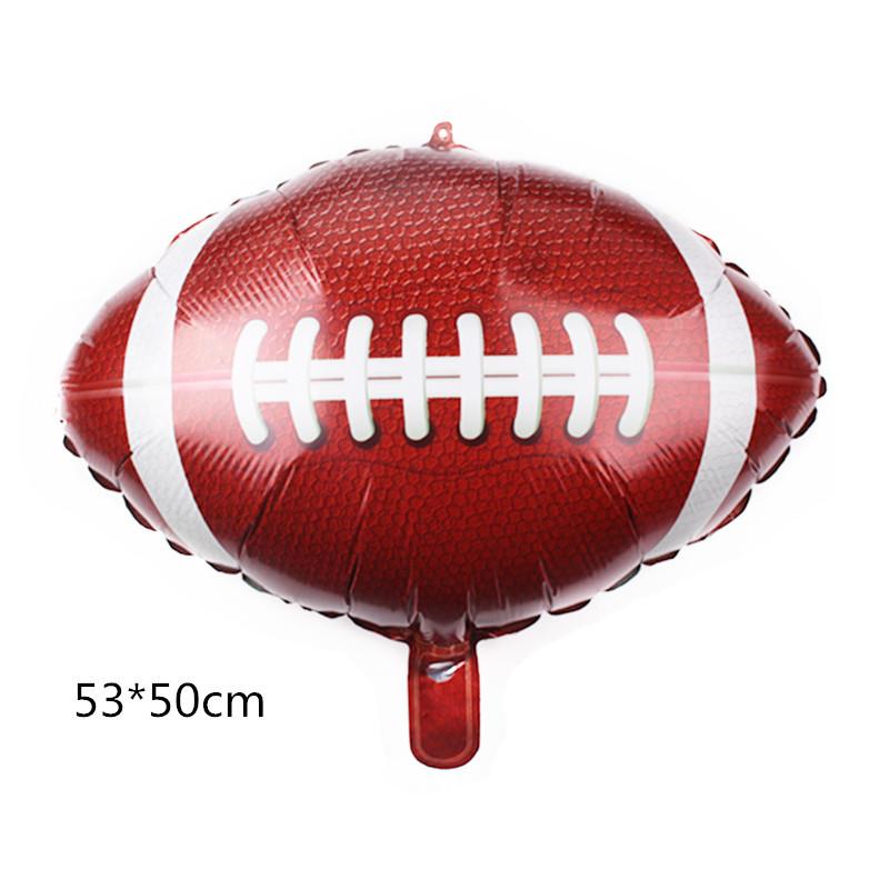 

Регби тематика Американский футбол одноразовые столовые приборы принадлежности Спорт День рождения Мужская одиночная вечеринка Детская церемония Декор