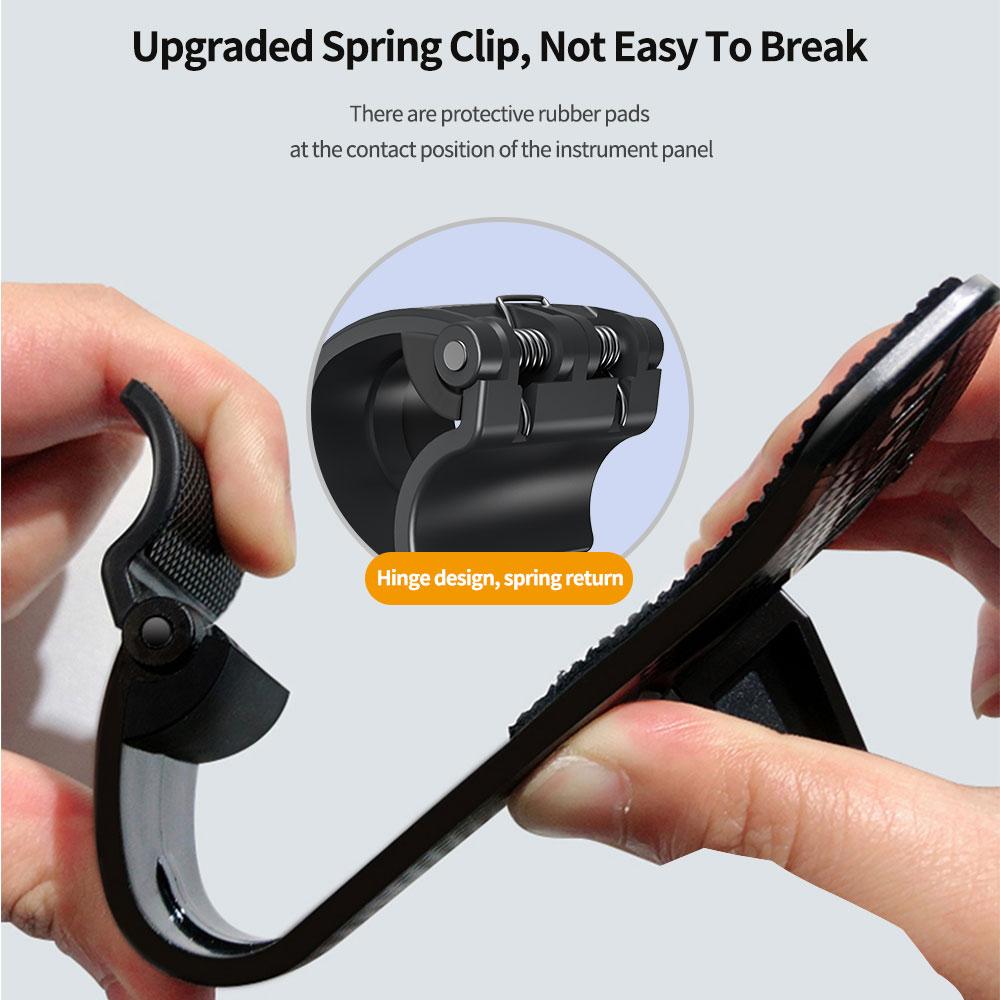 For Magsafe 360 Degree Car Dash Phone Holder for Driving Navigation Magnetic Cell Phone mount Clip on Dashboard For iPhone 16 15