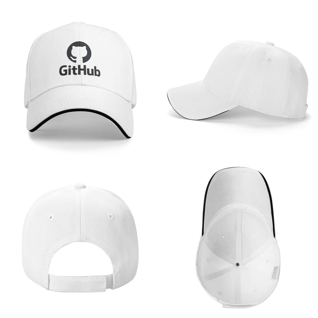 Unisex Baseball Hats GitHub Logo Outdoor Streetwear Summer Sports Baseball Caps Hip Hop Cap Casquette Hats