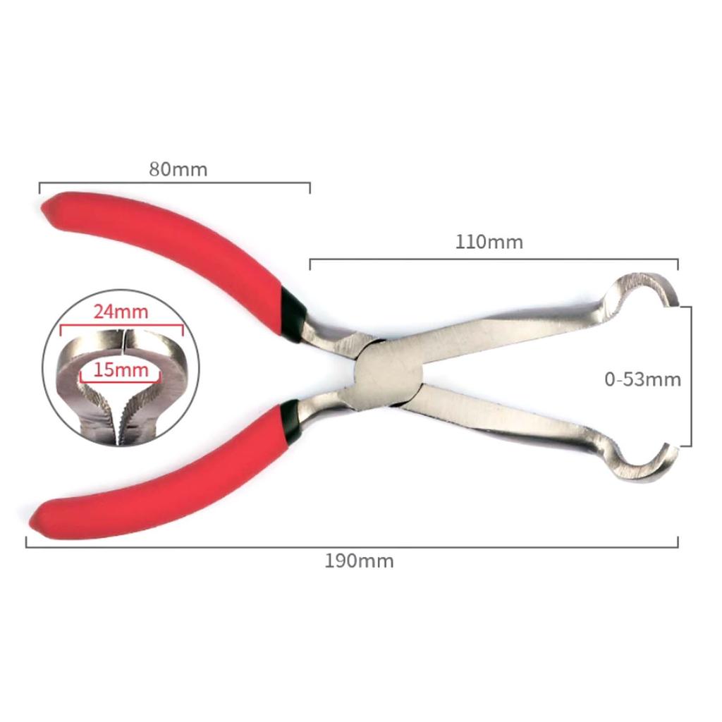 Automobile Steel Wire Pliers, Cylinder Pressure Wire Spark Plug Clamp High-Voltage Wire Puller