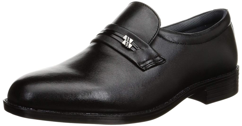 Tsuukinkaisoku Business Shoes, Slip-On, TK7710, Men's, Black, Size 25.5 cm, 4E