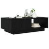 Coffee Table Black Oak Look 95 x 55 x 31 cm Wood Based Material