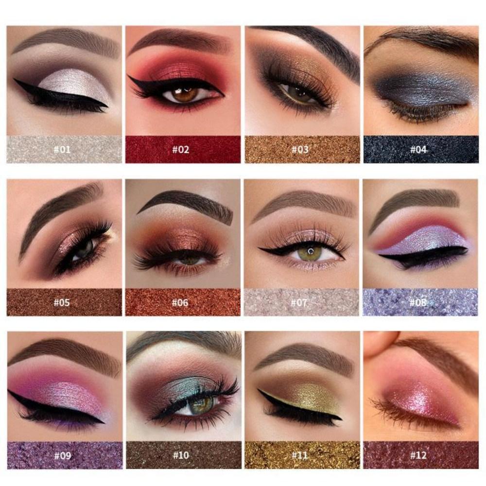 Shadow Palette Professional 24 Colors Matte Metallic Glitter Eye Shadow Palette Makeup Shimmer Pigment Diamond Cosmetics TSLM2, A03