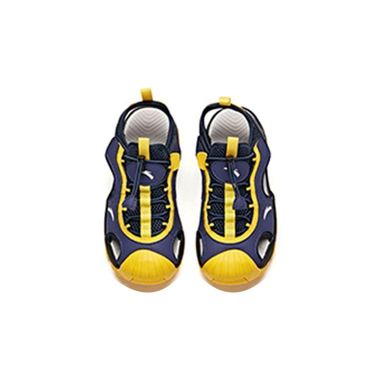 Anta Kids Mesh Breathable Sandals Kids Sandals Purple Blue Yellow A312126610A-1