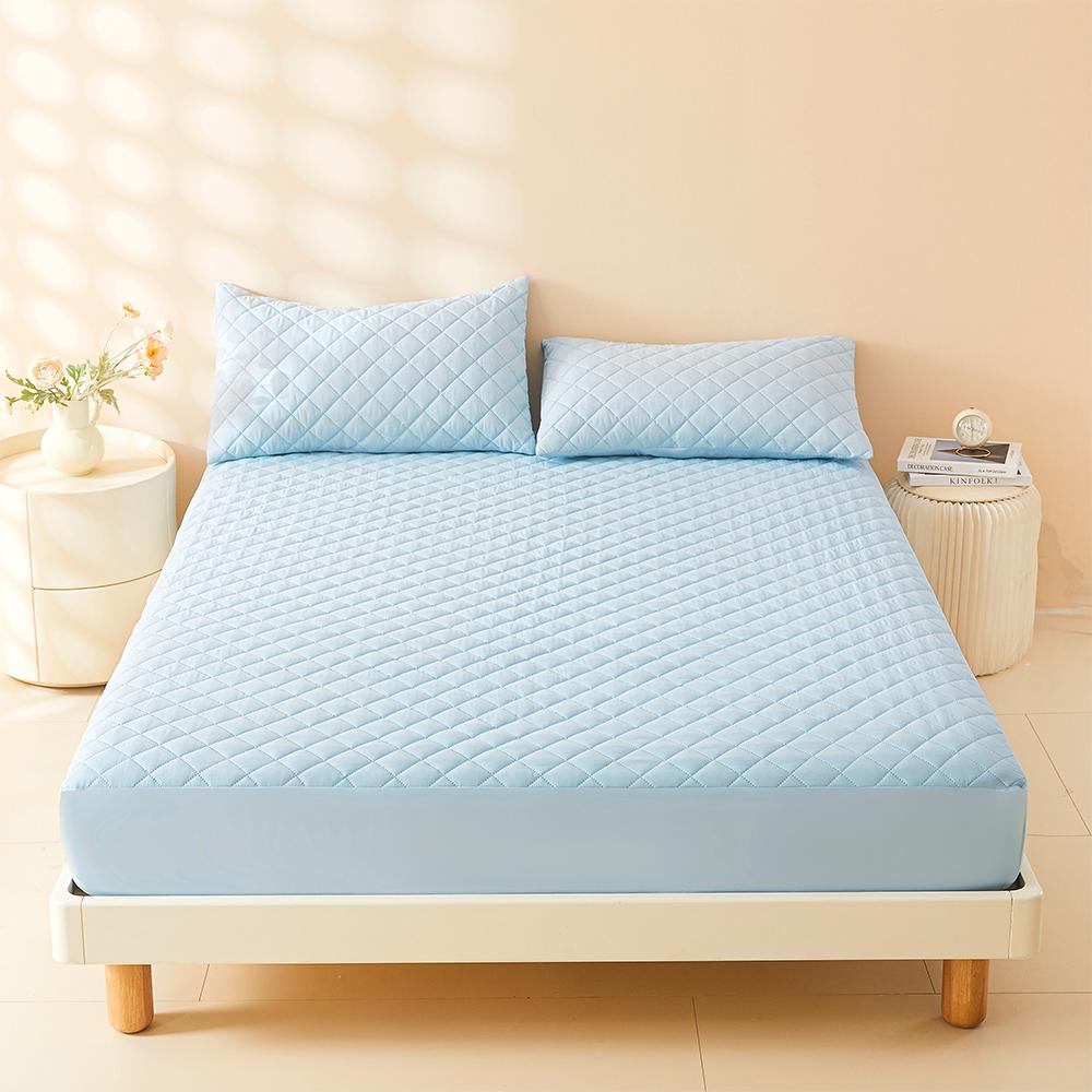 

1pc 3D Air Fabric Thick Mattress Cover Waterproof Mattress Protector Soft and Breathable Fitted Bed Sheet No Pillowcase 180x200x30cm