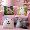 NICE CUTE Labrador Retriever dog Cushion Cover Pillow Case Soft Friendly Fabric  Concealed Zipper