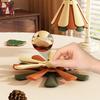 Silicone Tree Trivets Heat Resistant Table Mat Coaster Anti Scald Pot Mat Silicone Creative Home Decoration Festival Gift