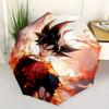 1pc Super Saiyan Goku Automatic Opening and Closing Umbrella - Lightweight 3-Fold Design, Suitable for Fans, Travel, Daily Use, Interesting Shape, Con