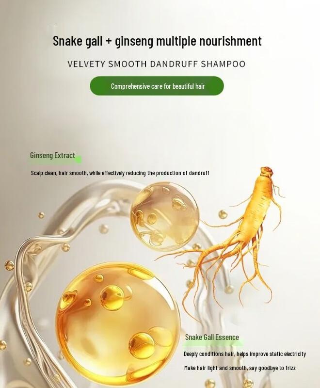 Longliqi Anti-Dandruff Smoothing Shampoo (5 x 200ml)