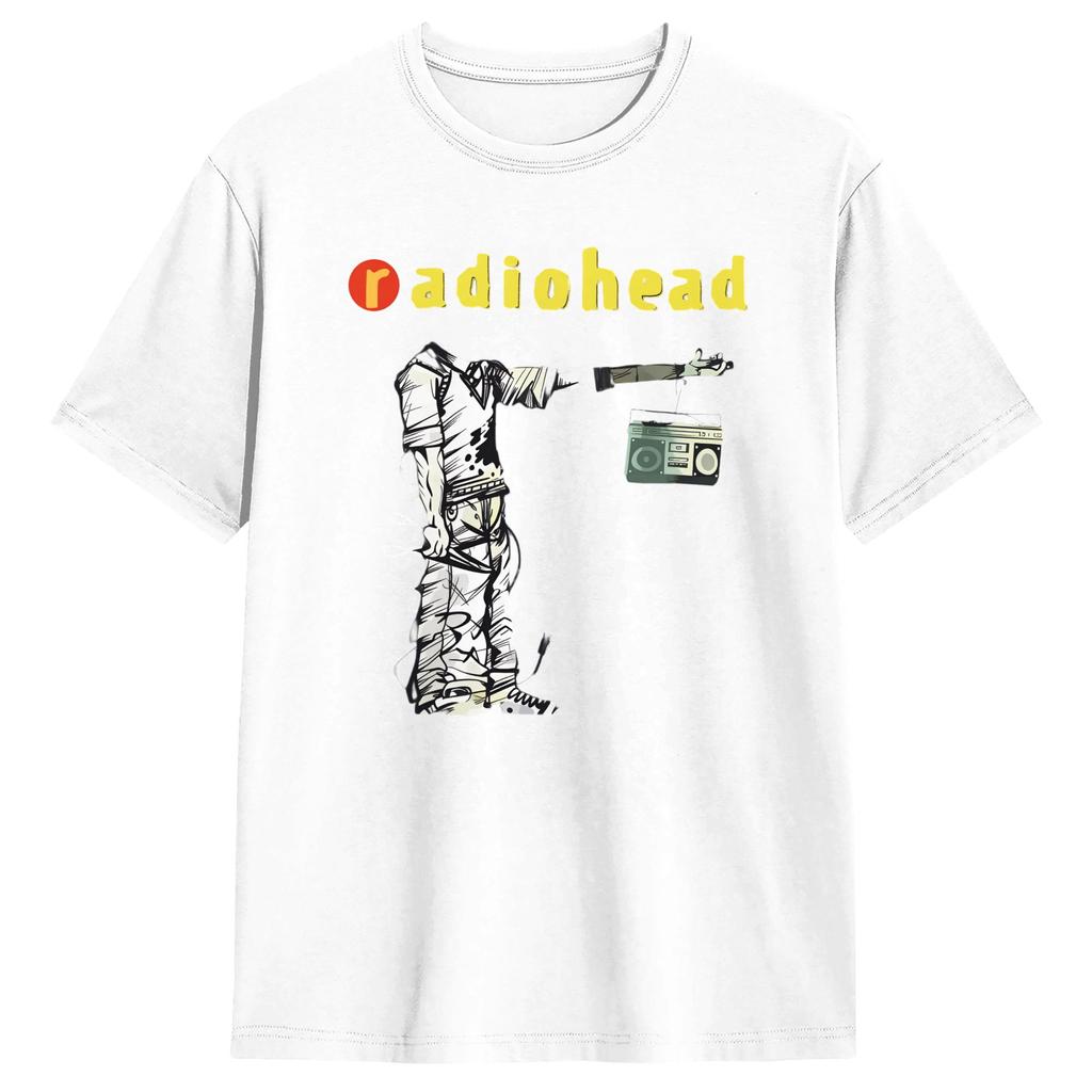 1994 Radiohead Band Ok T Shirt Summer Hipster Tshirts 100 Cotton Round Neck Plus Size 5xl Top Tees Short Sleeve Tshirt
