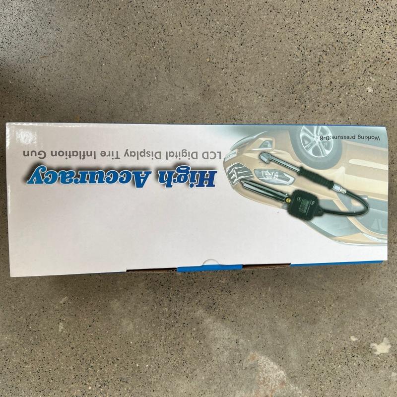 High Precision Tire Pressure Gun Digital Display Electronic Pressure Gauge Pumping Meter Digital Pumping Tire Pressure Meter