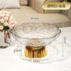 Fruit Bowl Footed Fruit Basket Serving Bowl Dining Table Fruits Holder Multipurpose Home Decor Pedestal Bowl Bread Vegetable