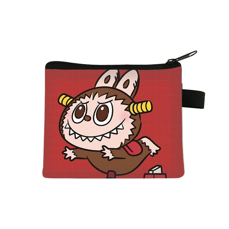 New Labubu Children's Coin Purse Student Cartoon Bag Trendy Mini Storage Bag