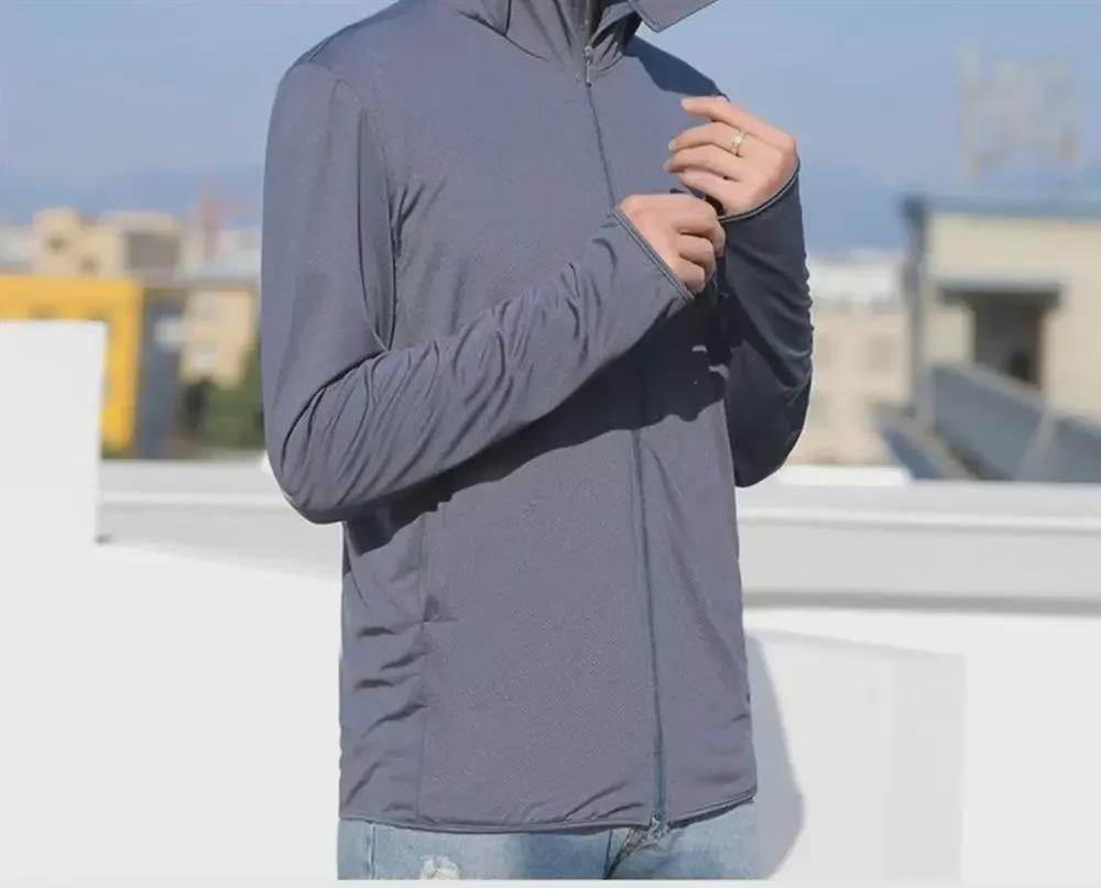 Men's Summer UV Protection Jacket - Lightweight Outdoor Fishing Jacket
