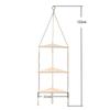 Floating Triangle Shelves Wood Stand Boho Home Decor Corner Shelf LivingRoom Bedroom Wall Hanging Decoration Shelf Display Stand