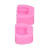 Silikonform Cartoon Kürbisform Lebensmittelqualität Form DIY Backwerkzeuge für Pudding Eis Kuchen Handgemachte Seife(Rosa )