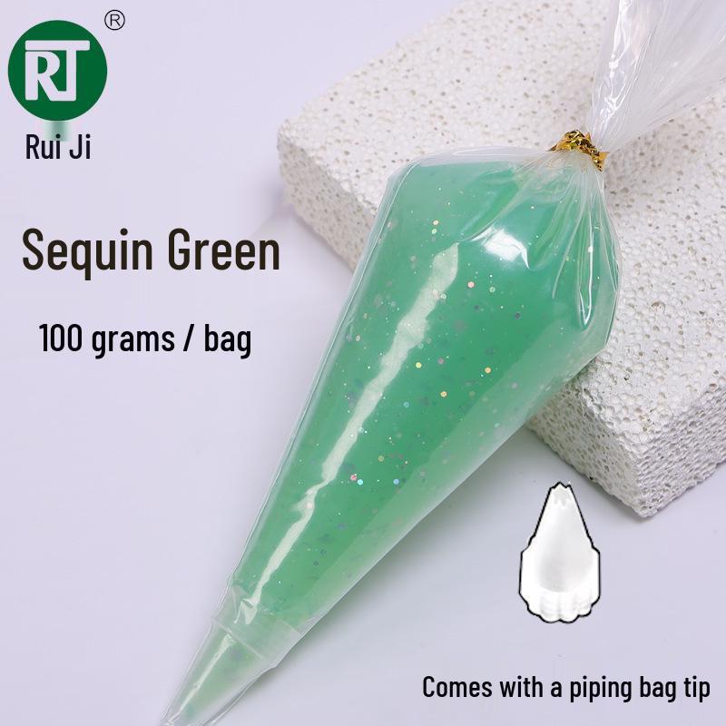 Rui Ji 100g Colla Cristallo Trasparente - A Base d'Acqua, Crema Simulazione Mescolanza Colori