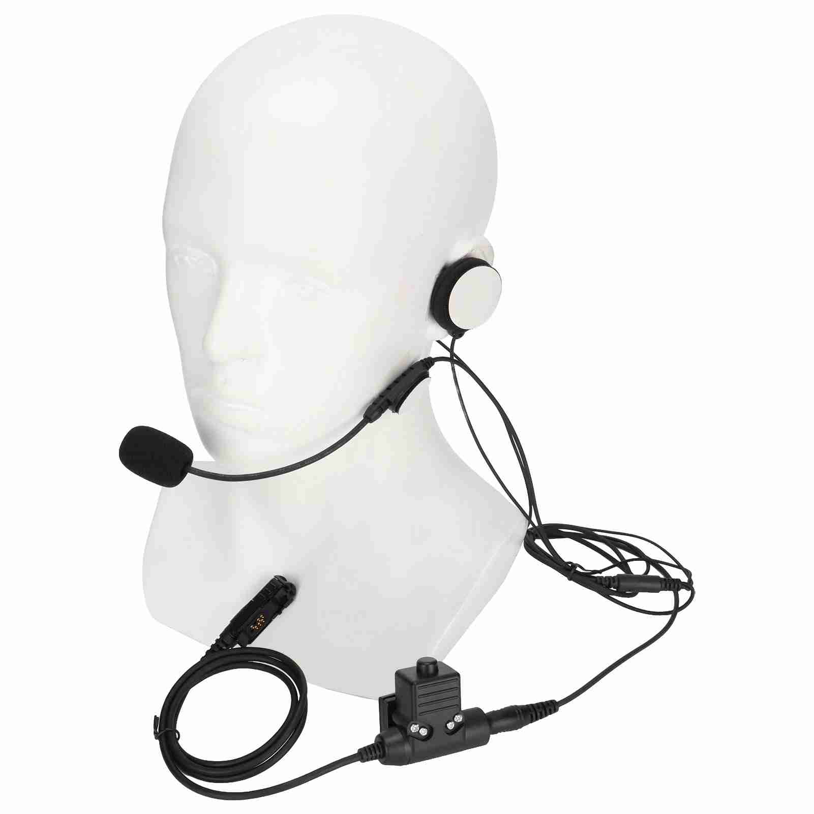 

Мотоциклетная гарнитура для шлема Профессиональные наушники для шлема 7,1 мм с U94 PTT для MOTOROLA XiR P6600