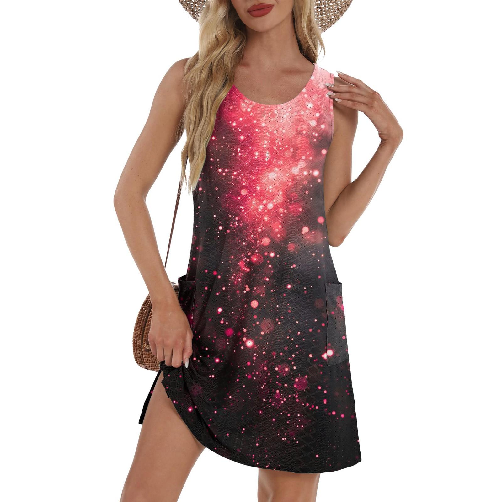 

Женское свободное повседневное платье с принтом, жилет, юбка на бретелях, платье с карманами Юбка на бретелях, платье с карманами XL