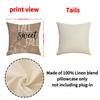 Thanksgiving Pumpkin Car Print Pillow Case Autumn Harvest Set Cushion Indoor Home Sofa Cushion