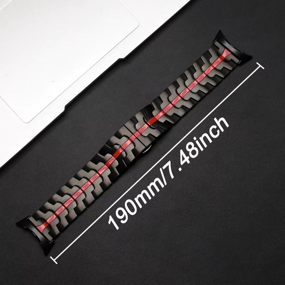 Pasek do zegarka Google Pixel Watch 4 45mm/3 45mm Stal nierdzewna z zapięciem motylkowym