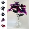 Silk Calla Lily Artificial Flower Multicolor Faux Red Palm Creative Fake Flower  Flower Arrangement