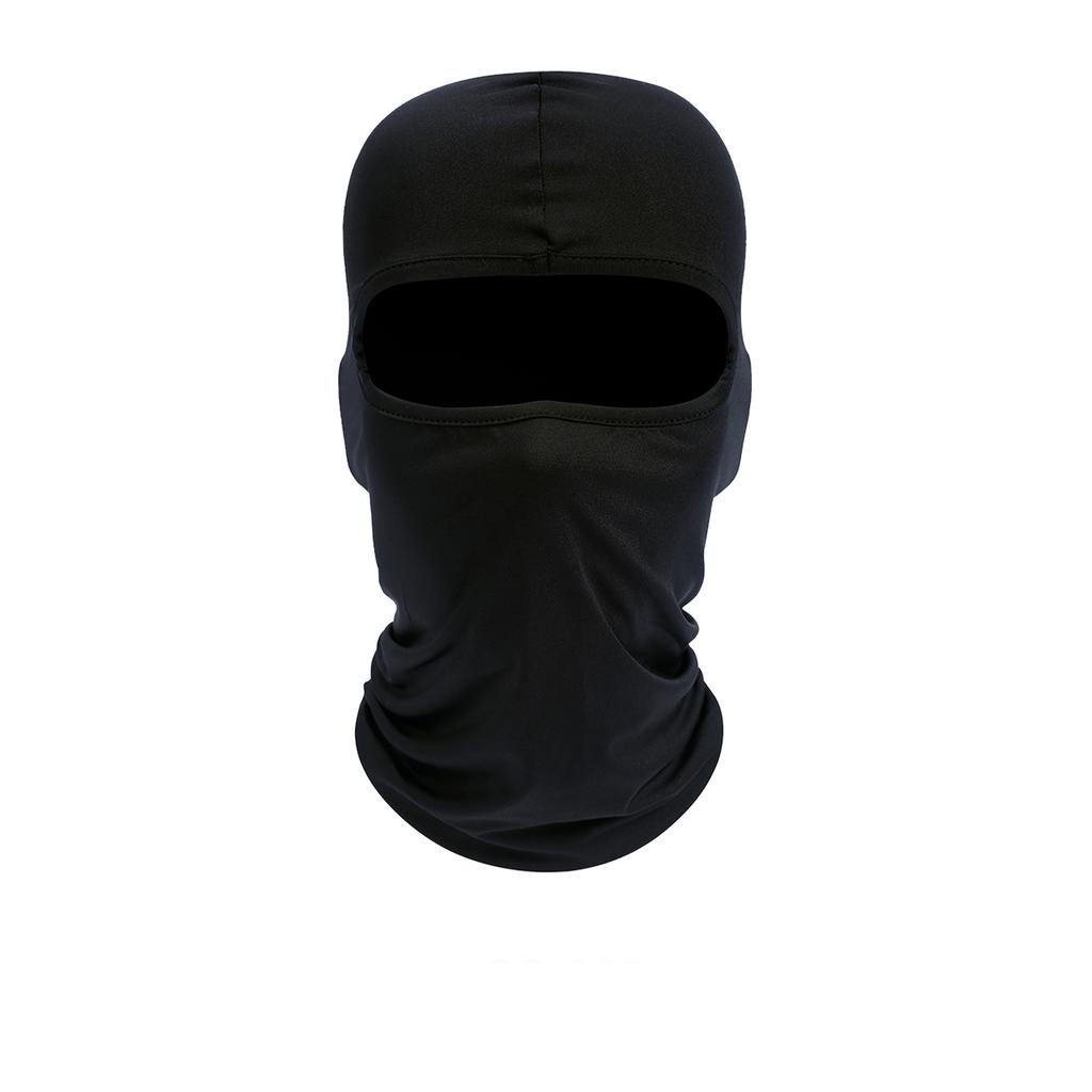 Outdoor cycling face mask, sun protection, breathable, single hole, brimless, men's and women's hooded balaclava hat