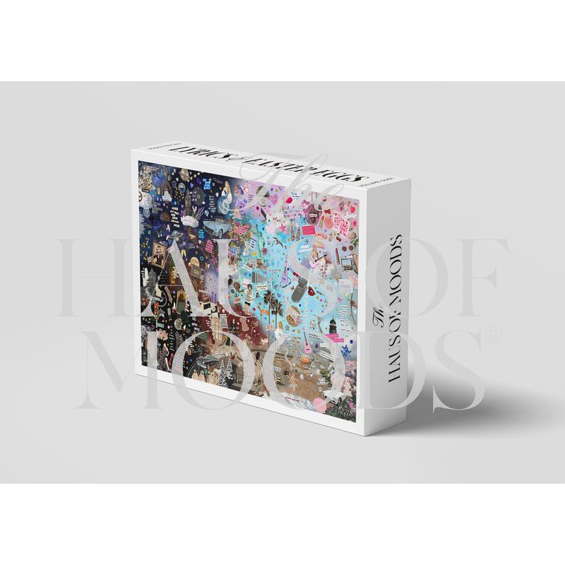 

Тексты песен и пасхальные яйца Taylor Eras Puzzle© | Haus of Moods® 500 pcs