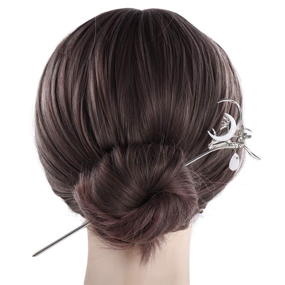 Schwarzes Sandelholz Antike Kopfbedeckung Antiker Stil Haarnadel Chinesischer Stil Kopfschmuck Hanfu Haarstäbchen