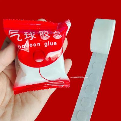 100 Points Balloon Glue Attachment Dot Attach Balloons To Ceiling or Wall Balloon Stickers Birthday Party Wedding Decoration