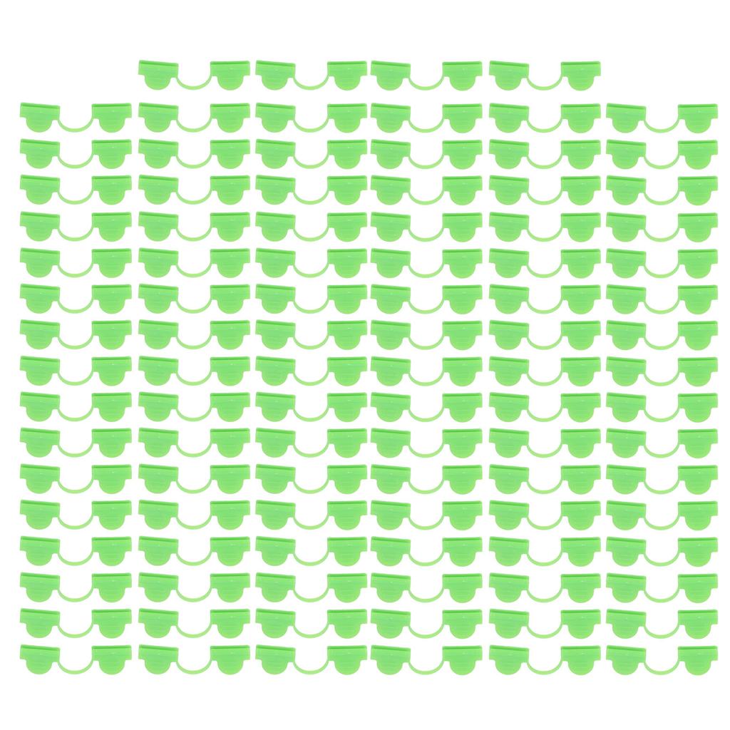 100PCS Greenhouse Clamp Plastic Double Head Shading Garden Hoop Greenhouse Clip Fiberglass