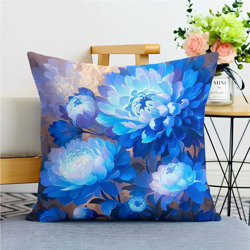 Beautiful Flower Pillowcase საერთო საცხოვრებლის დეკორაცია ოფისი მისაღები ოთახი სახლის ბალიშის ქეისი