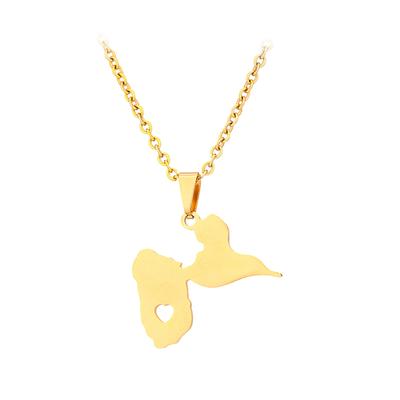 Edelstahl Halskette Einfarbig Galvanisiert Nicht Verblassend Geometrisch Ethnisch Choker Schmuck Geburtstagsgeschenk