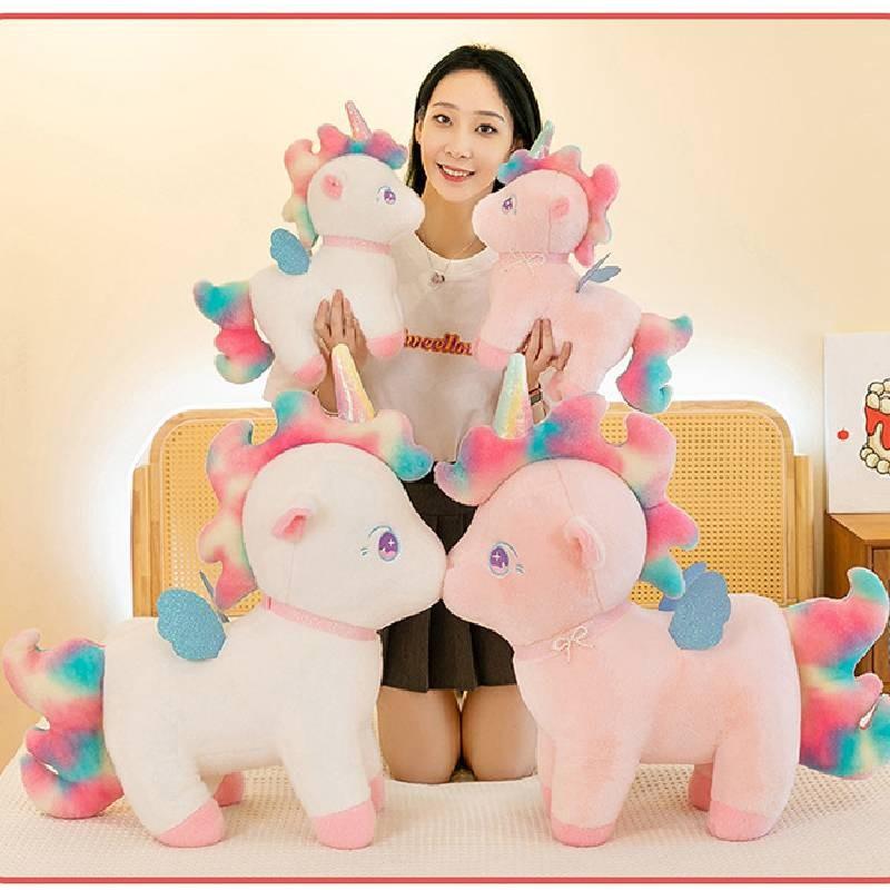 Unicorn Plush Toy Dolls Room Decoration Children Festivals Gift Pp Xmas Cotton