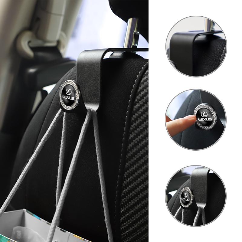 AIY1 Car Seat Hooks Rear Seat Storage Bracke Accessories For Lexus F SPORT GS IS LS LX CT LC RC LBX NX RX 350h 450h ES UX 300e GX460