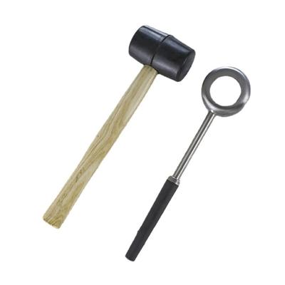 Coconut Opener Tools Set Food Grade Stainless Steel Coconut Tool Non-Slip Handle Lightweight and Easy To Carry for Kitchen