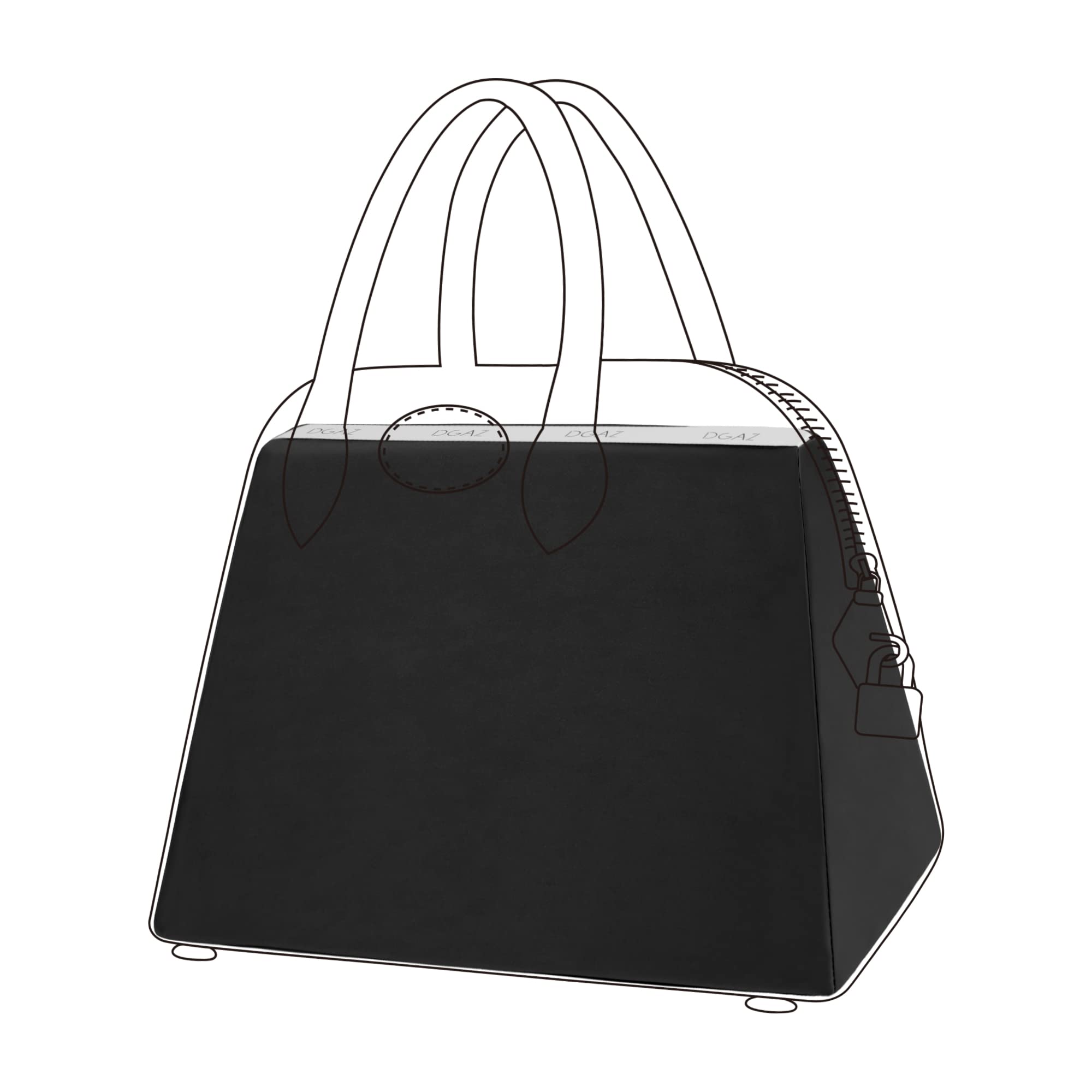 

DGAZ Bolide Compatible Bag Pillow, Bag Shaper, Prevents Shape Change, Compatible with Bolide 2125273135451923 Bags (Black, 25)