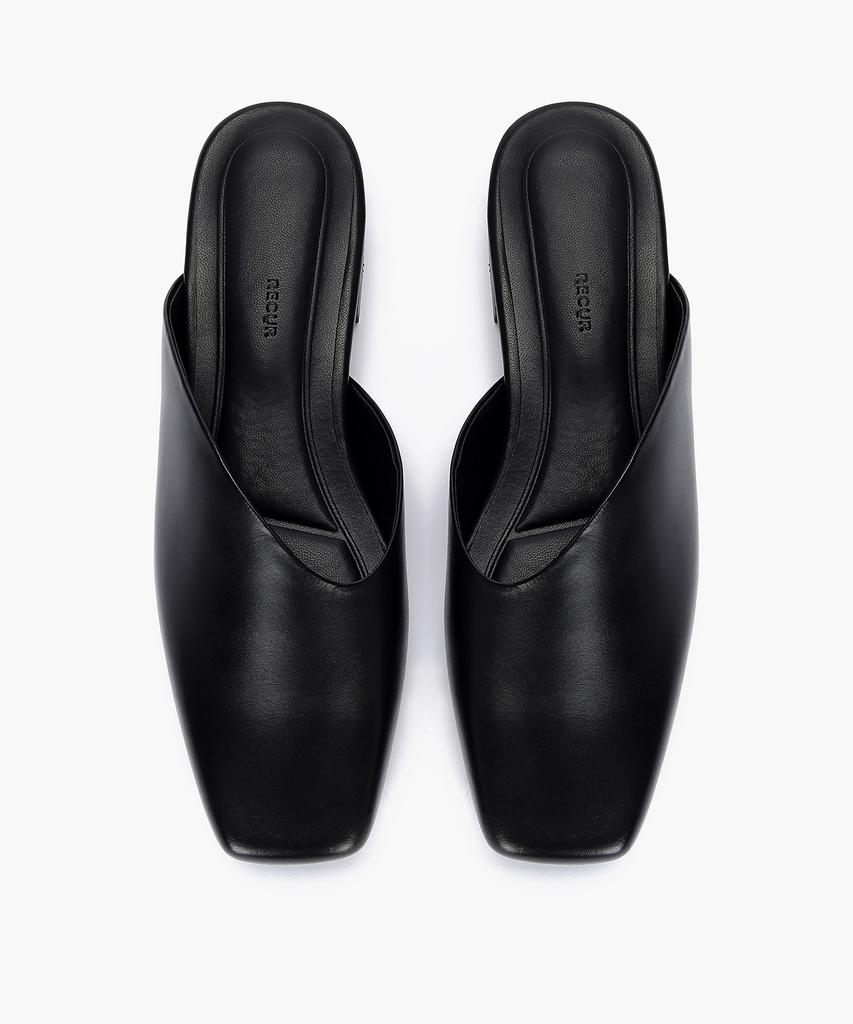 Recur Ecur Loafers Black 1045