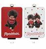 Grand Cinq Monchhichi Pass IC Card Character Pass Case with Window and Perfect for and Gifts for Men and Red Case, Holder, Strap, Commuting, School,