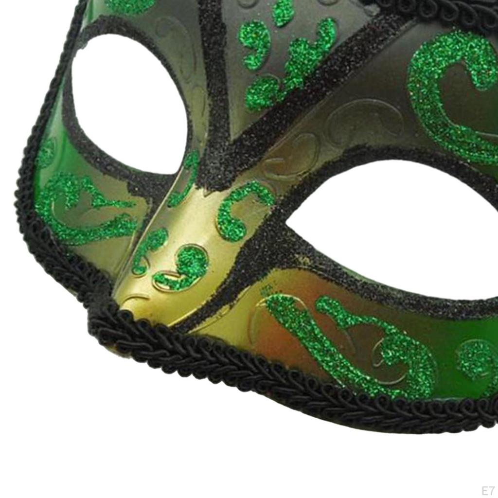 Ladies Masquerade Eye Mask Half Face Retro for Fancy Dress